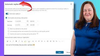 Outlook Automatic OUT OF OFFICE Replies Made EASY in 2024!