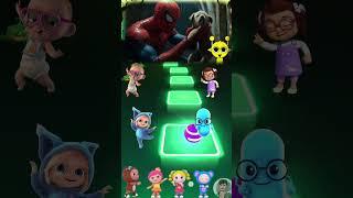SPIDERMAN - Story of transformation IIncredibox Sprunki Song  (COVER) vs Tiles Hop Edm Rush Geme 