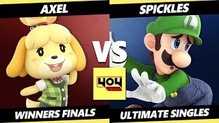 4o4 Weekly 25 WINNERS FINALS - Axel~ (Isabelle) Vs. Spickles (Luigi) Smash Ultimate - SSBU