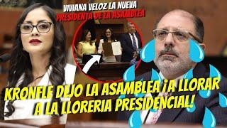 VIVIANA VELOZ ES LA NUEVA PRESIDENTA DE LA ASAMBLEA / JUICIO A PALENCIA SIGUE GENERANDO TENSION