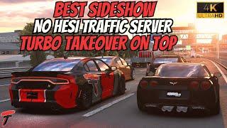 BEST SIDESHOW TRAFFIC SERVER TURBO TAKEOVER ON TOP | CAR MEETS,SIDESHOWS & TRAFFIC #ASSETTOCORSA