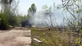 Russian BTR 80 Firing 30 mm main  canon