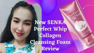 New SENKA Perfect Whip Collagen Cleansing Foam Review | MJ Collantes