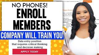  No Phone Calls! $15/Hour Data Entry Work-From-Home Jobs - No Experience Enrollment Rep!