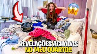 DIA DE FAXINA NO MEU QUARTO com novidades!! Cleaning My Room