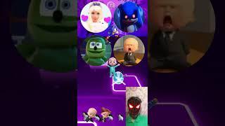 Vlad and Niki, Sonic Exe, Gummy Bear, Baby Boss X Coffin Dance Tiles Hop 446 #shorts