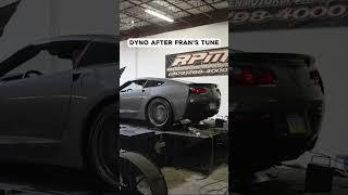 55HP Gain from Tune Only on this C7! 5 ON #raceprovenmotorsports #c7 #corvettec7