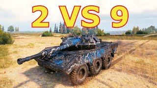 World of Tanks GSOR 1010 FB - 2 VS 9