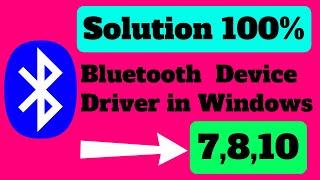 How to fix missing driver for bluetooth peripheral device windows 7 (in Laptop)