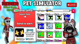 SECRET SANTA SURPRISES in Pet Simulator 99 LIVE!