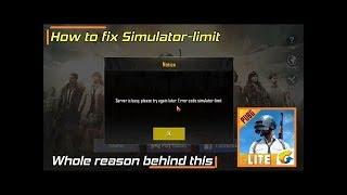 PUBG Mobile Lite How to fix simulator - limit Server is Busy