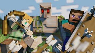 Alex & Steve Life  - Rescue The Villagers Full Movie ( Minecraft Animation )