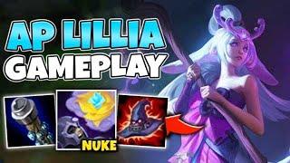 FULL AP LILLIA MELTS HEALTHBARS AND FLIES AROUND THE MAP! (NEW CHAMPION IS OP) - League of Legends