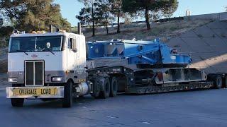 Truck Spotting uSA, busy Arizona desert highway traffic, street scenes and big truck sounds abound