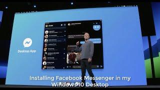 Installing Facebook Messenger in Windows 10