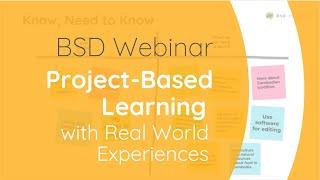 Project-Based Learning with Real World Experiences- Webinar- Mark Barnett