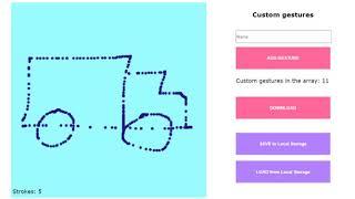 Add Gesture Recognition and Recording to your game - royalty free template for Construct 3