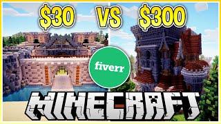 I Paid Someone $300 To Build A Castle in Minecraft... ($30 vs $300)