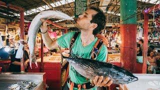 INCREDIBLE FILIPINO STREET FOOD EXPERIENCE  American Discovers the REAL Phillippines 