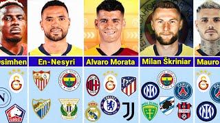 Galatasaray VS Fenerbahçe Current Players Played Several Clubs