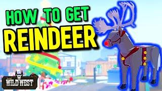 How To Get Reindeer Horse - The Wild West Christmas Update / Event (Roblox)