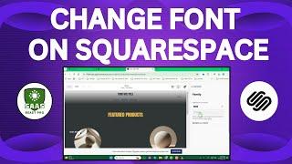 How to Change Font on Squarespace