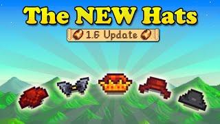 All The NEW Hats in Stardew Valley 1.6