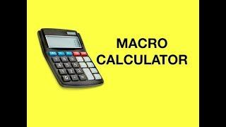 Kinobody Macro Calculator (Track Calories & Macros)