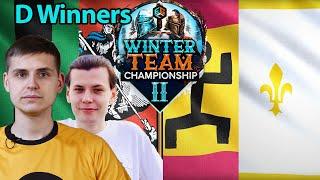 3 DEDA  vs Oiling Boil - Gruppe D - Winter Team Championship 2  - Age of Empires 4