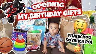OPENING ZACH'S BIRTHDAY GIFTS ️ | Unboxing, thank you so much po! 