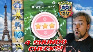 4 Shundo Checks! Tons Of Lucky trades! & More! Pokémon GO Fest Paris Finale!