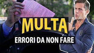 L'errore più grande che puoi fare quando ricevi una multa | avv. Angelo Greco