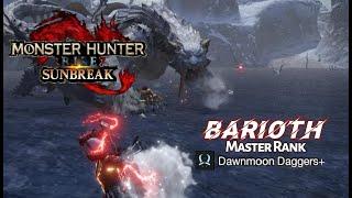 Monster Hunter Rise Sunbreak: Master Rank Barioth vs. Dual Blades