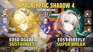 NEW APOC 4 - E0S0 Aglaea Sustainless & E0S1 Firefly - Apocalyptic Shadow 4 - Honkai: Star Rail 3.3