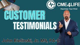 Testimonials CME4Life