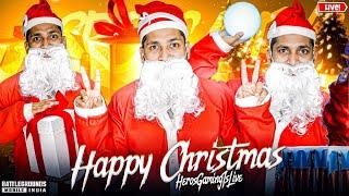 Happy Christmas || HEROS GAMING || #bgmilive #telugubgmi #bgmilivetelugu