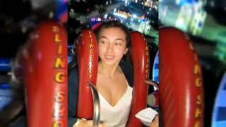 OMG | Wait for End | The secret is OUT |  Slingshot Ride Girl Reaction Part 9