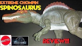 Mattel Extreme Chompin Spinosaurus Review!!! Jurassic Park 3!!!