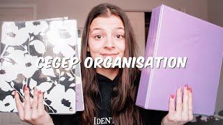 VLOG: fourniture scolaire, organisation, GET ORGANIZED WITH ME for cegep