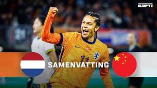 WONDERSCHONE TREFFER VAN ESMEE BRUGTS  | Samenvatting Nederland - China (vrouwen)