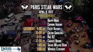 The Schedule || Paris Steak Wars 2022