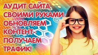 Аудит сайта своими руками. Обновляем контент - получаем трафик! Гарантия!!!  #Бутик Идей