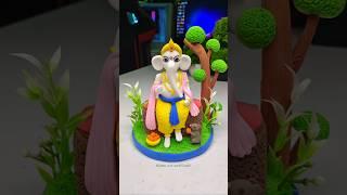 Ganpati ji idol Making with clay  Deva Shree Ganesha  Ganpati Bappa morya  #shorts #short