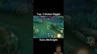 Diggie baits Karina into going in the bush full of bunnies #mlbb #ml #mobilelegends #diggie