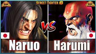 Street Fighter 6 Naruo (TERRY)  Vs  Harumi (DHALSIM) Best Ranked MatchFightingGameWorldX