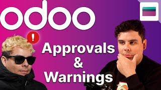 Approvals & Warnings | Odoo Purchase