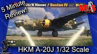 HK Models 1/32 A-20J | 5 Minute Review