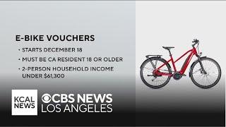 California offering incentives up to $2,000 for electric bikes