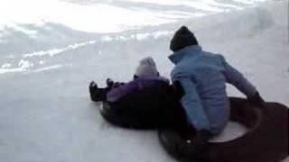 Jeene and Jenna Tubing