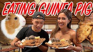 Trying Guinea Pig (CUY) with a Local Peruvian in Peru 